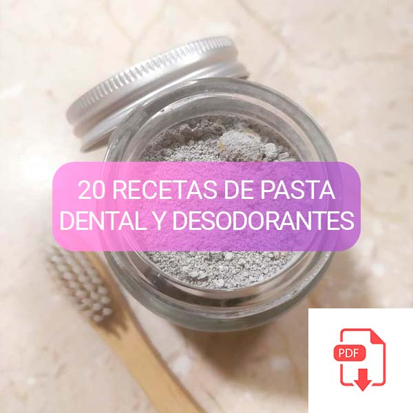 RECETARIO 20 RECETAS (10 DESODORANTES - 10 PASTAS DENTALES)