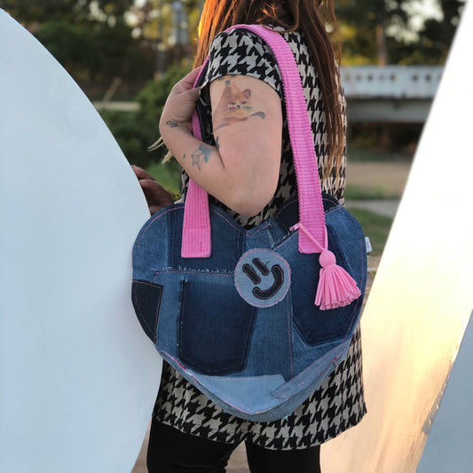 TOTE CORAZÓN SMILE (UPCYCLING)