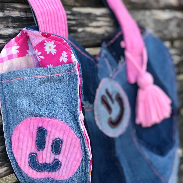 TOTE CORAZÓN SMILE (UPCYCLING)