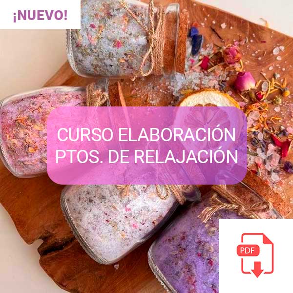 CURSO ELABORACIÓN PRODUCTOS RELAJACIÓN 130 RECETAS