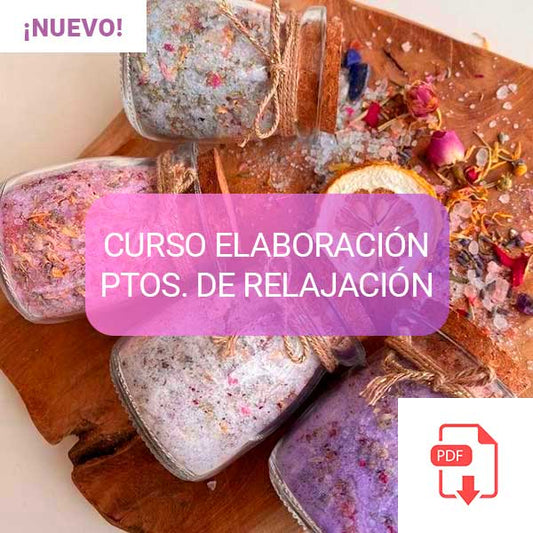 CURSO ELABORACIÓN PRODUCTOS RELAJACIÓN 130 RECETAS