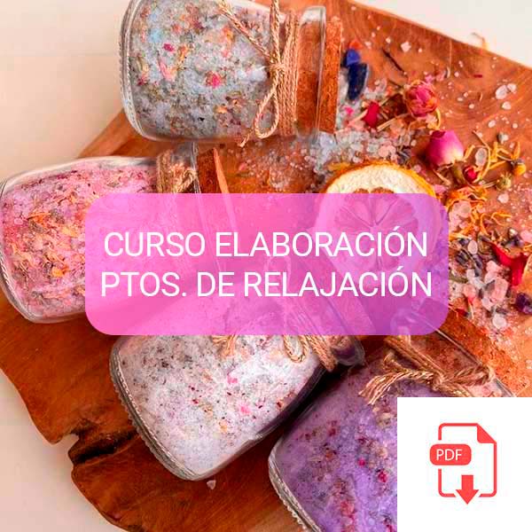 CURSO ELABORACIÓN PRODUCTOS RELAJACIÓN 130 RECETAS