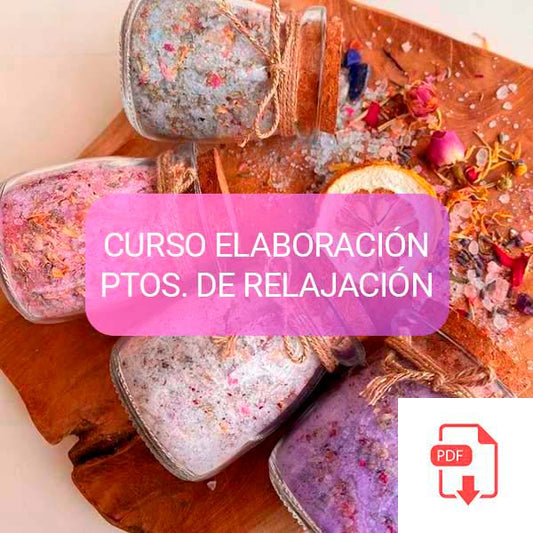 CURSO ELABORACIÓN PRODUCTOS RELAJACIÓN 130 RECETAS