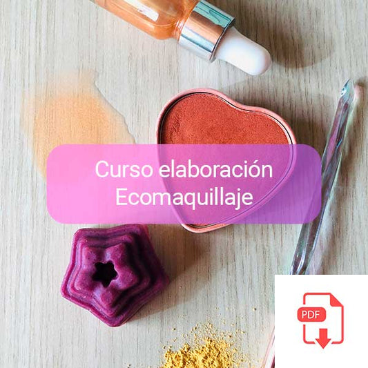 CURSO ELABORACIÓN ECO MAQUILLAJE CON 45 FÓRMULAS