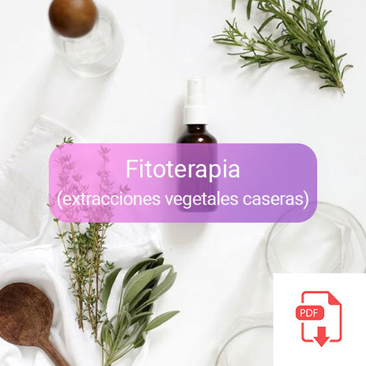 CURSO Fitoterapia (extracciones vegetales caseras)