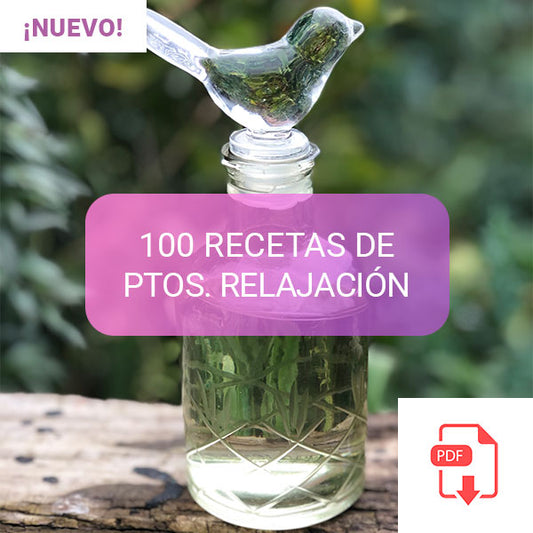 RECETARIO 100 RECETAS PRODUCTOS RELAJACIÓN PARA USAR, REGALAR O VENDER