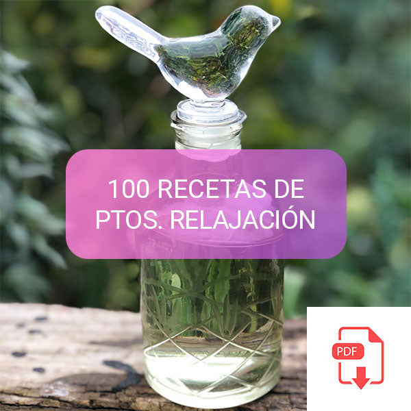 RECETARIO 100 RECETAS PRODUCTOS RELAJACIÓN PARA USAR, REGALAR O VENDER