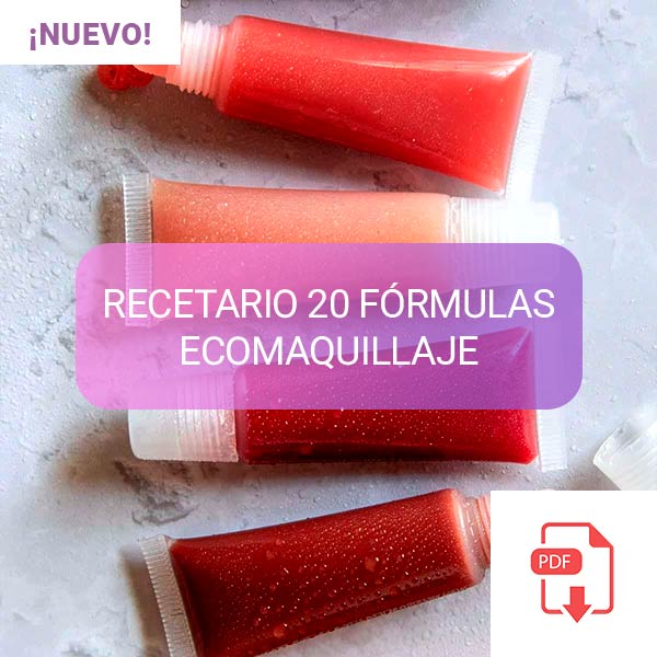 RECETARIO 20 FÓRMULAS ECOMAQUILLAJE (NIVEL EXPERTO)