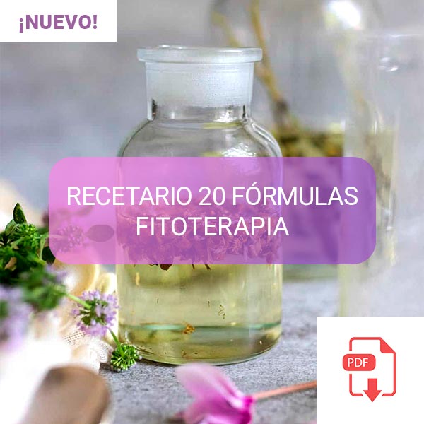RECETARIO 20 FÓRMULAS BOTIQUÍN HERBAL FITOTERAPIA