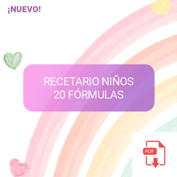 RECETARIO 20 FÓRMULAS PARA NIÑOS