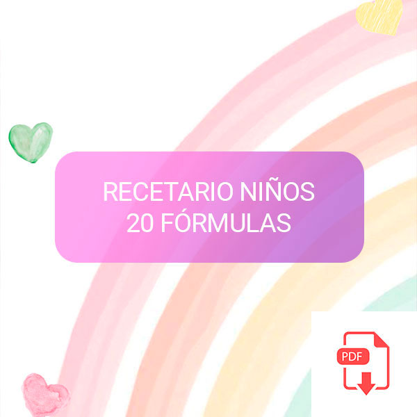 RECETARIO 20 FÓRMULAS PARA NIÑOS