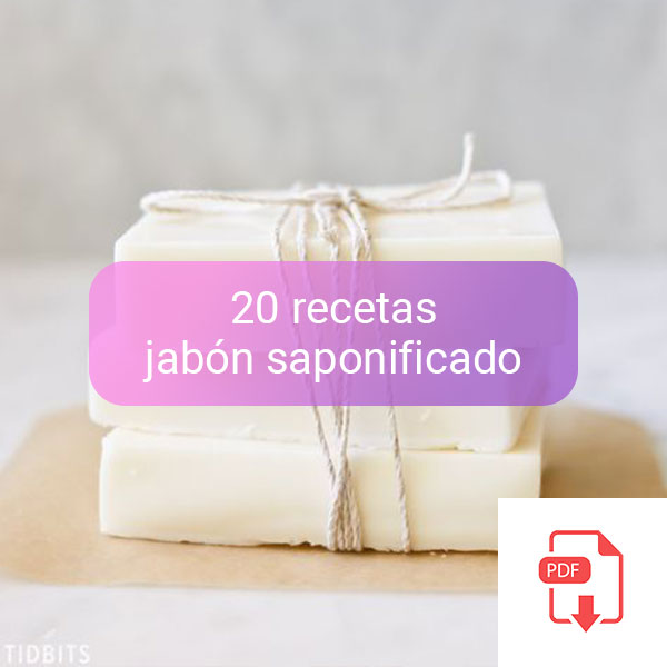 RECETARIO 20 Recetas de Jabón Saponificado