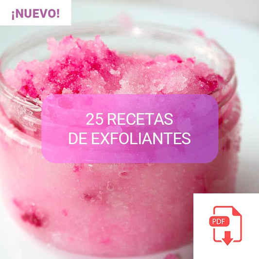 RECETARIO 25 RECETAS DE EXFOLIANTE FACIAL Y CORPORAL