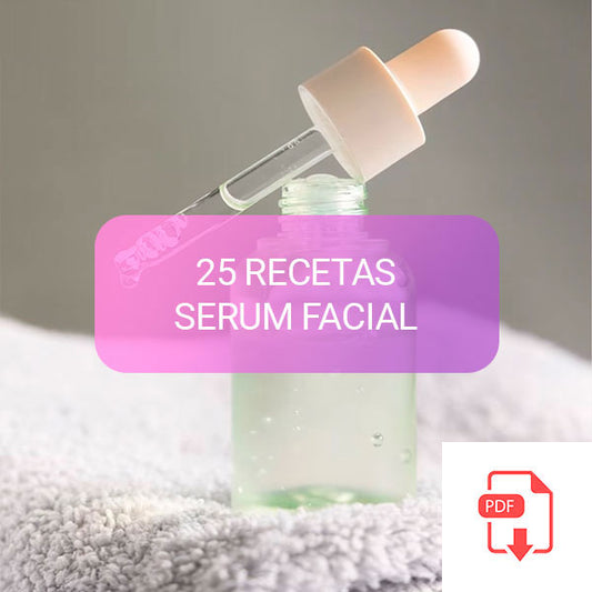RECETARIO 25 RECETAS SERUMS FACIALES