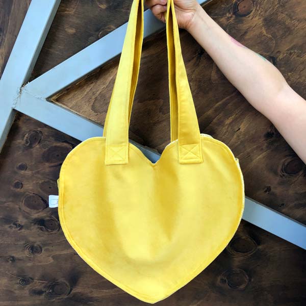 TOTE BAG Corazon amarillo