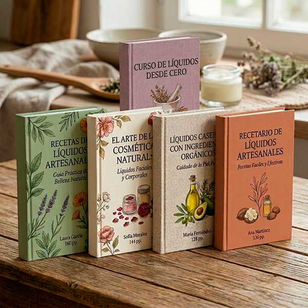 PACK TOTAL CURSO ELABORACIÓN + 4 RECETARIOS (SH-JABÓN LÍQUIDO-ACONDICONADOR-EMULSIONES BÁSICAS) (Copia)