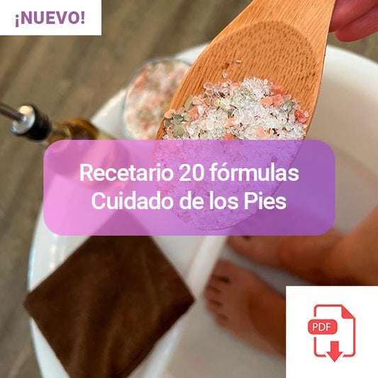 RECETARIO 20 RECETAS PARA EL CUIDADO DE LOS PIES