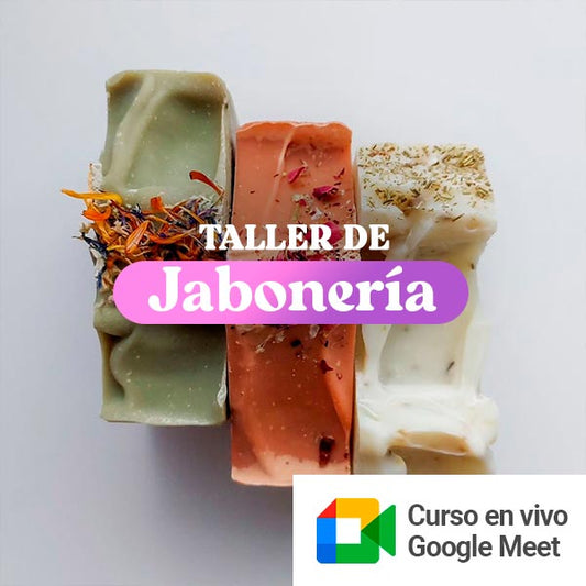 Taller online en vivo de Jabonería  EVENTO ÚNICO EL 06/11/2025