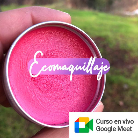 Taller online en vivo de Eco-maquillaje. EVENTO ÚNICO EL 09/07/2024