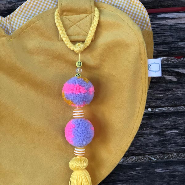 TOTE BAG CORAZON AMARILLO