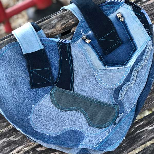 TOTE CORAZON MINI RETAZOS (UPCYCLING)