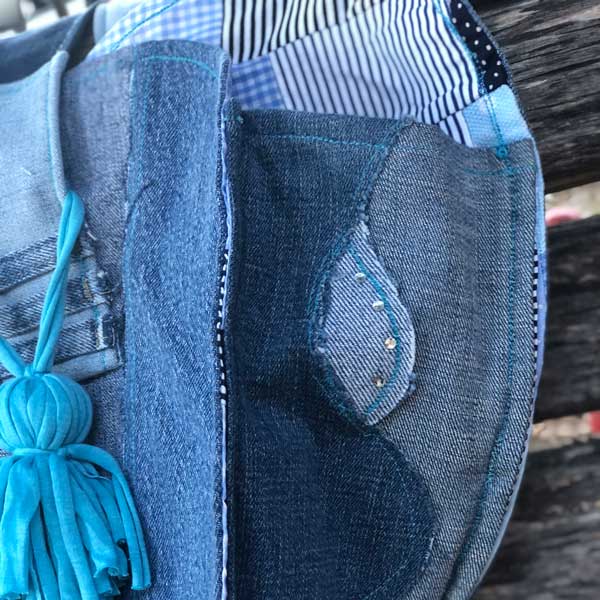 TOTE CORAZON MINI RETAZOS (UPCYCLING)