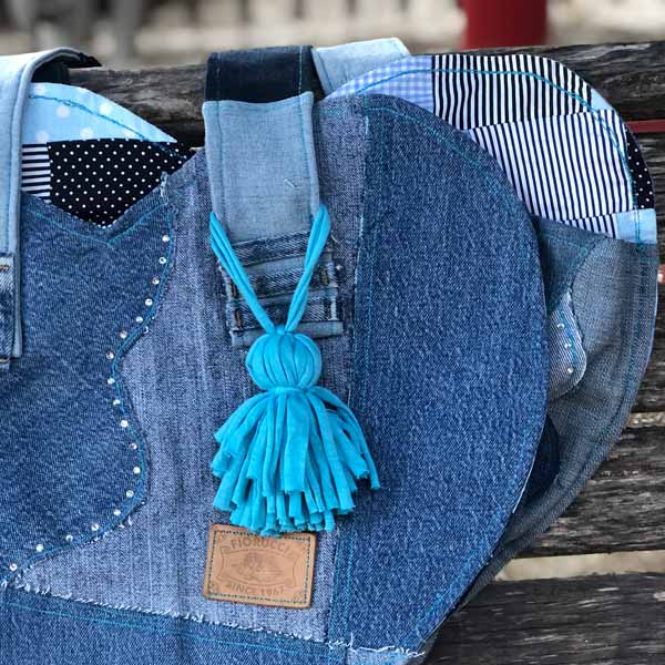TOTE CORAZON MINI RETAZOS (UPCYCLING)