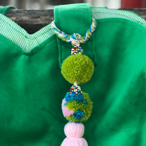 TOTE BAG CORAZON VERDE MANZANA