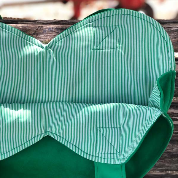 TOTE BAG CORAZON VERDE MANZANA